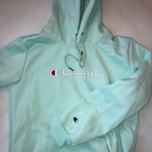Mint Champion Hoodie